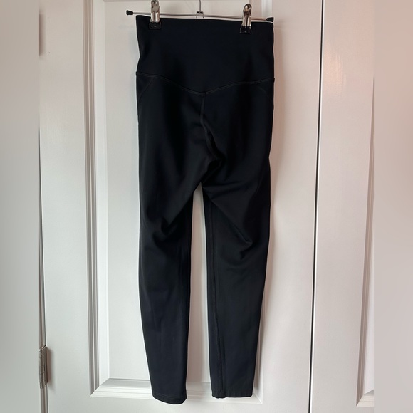 Girlfriend Collective Black Compressive High-Rise Legging 7/8 Length (Size XS) - Picture 3 of 8